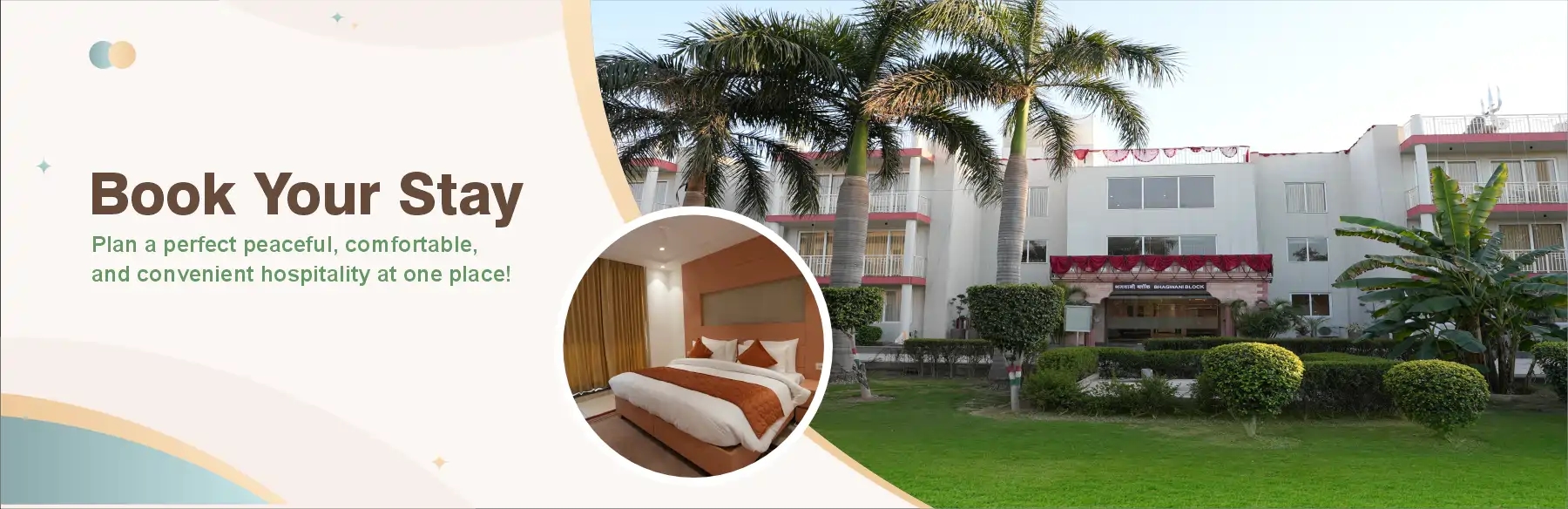 Enjoy serene views in vrindavan