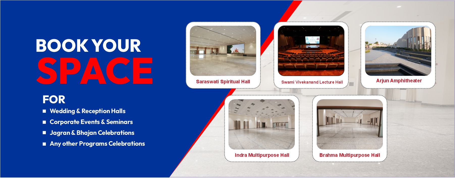 Wedding and Reception banquet halls in Vrindavan